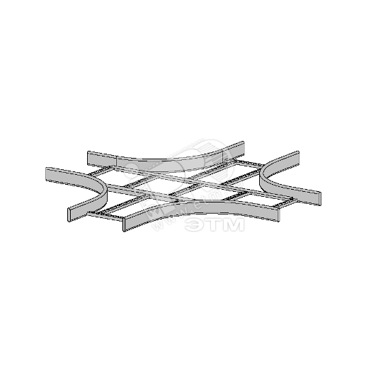 Элемент Х-образный KSX-700 R=300