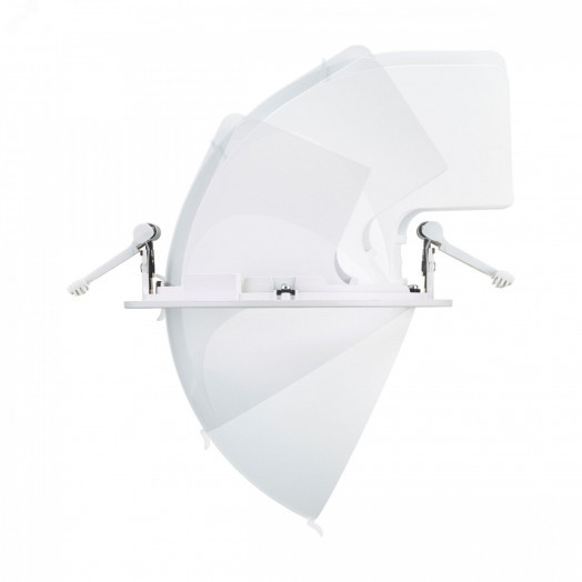 Светильник светодиодный ДВО 25 Вт 2700 лм 3000К 220-230В d193х149мм монт. d175мм IP20 выдвижной средний пучок GreenSpace Accent elbow PHILIPS