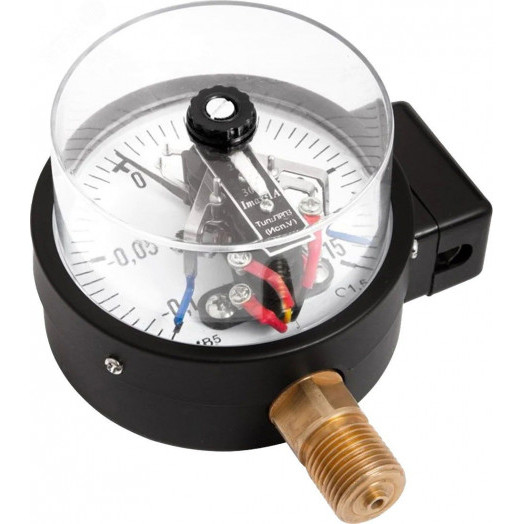 Манометр с электроконтактной приставкой тип V радиальный ТМ-510Р.05 0..0.1MPa G1/2' кл.1.5