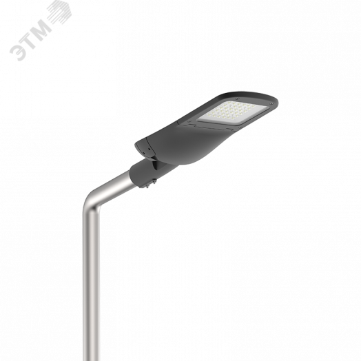 Светильник светодиодный ДКУ-100Вт IP66 12000Лм 2700К Tornado черный Yard