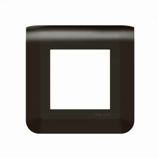 Рамка Mosaic 2 модуля - матовая черная