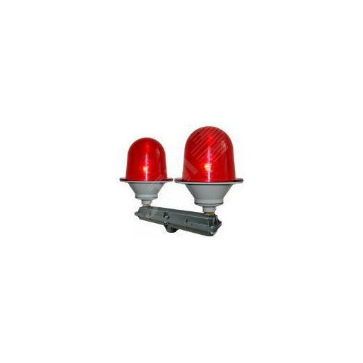 Сдвоенный заградительный огонь низкой интенсивности 2 ЗОМ-75Вт-АВ   10кд, тип A