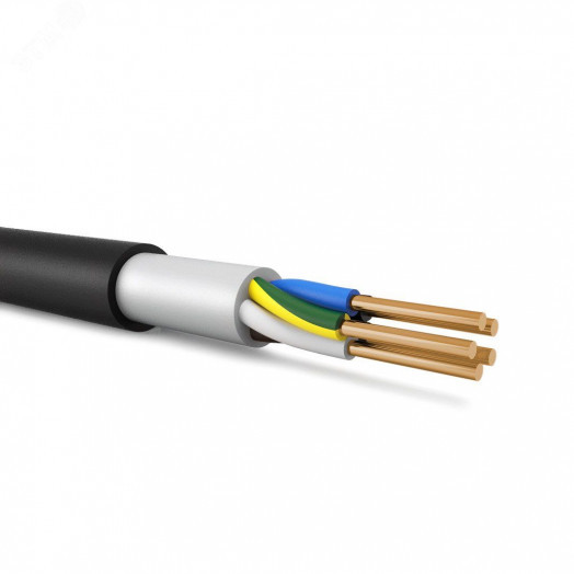 Кабель силовой ВВГнг(А)-LS 5х6ок(N, PE)-0.66 однопроволочный