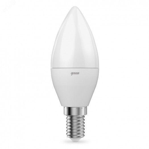 Лампа светодиодная LED 7 Вт 550 лм 4100К AC150-265В E14 свеча нейтральный шаговое диммирование выключателем Black Gauss