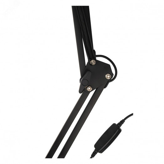 Светильник настольный TBL-03 12Вт USB на струбцине черный ФАZА