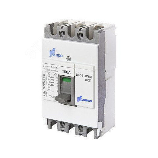 Выключатель автоматический ВА04-31 Про 3p 125А Icu-10kA