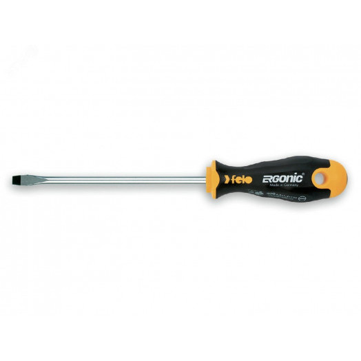 Отвертка Ergonic плоская шлицевая 4,0X0,8X300