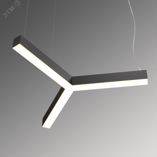 Светильник светодиодный RVE-LBX-TRINITY-400-P (Трехлучевой крест 400х346х100мм 16Вт Подвесной 4000К Белый)