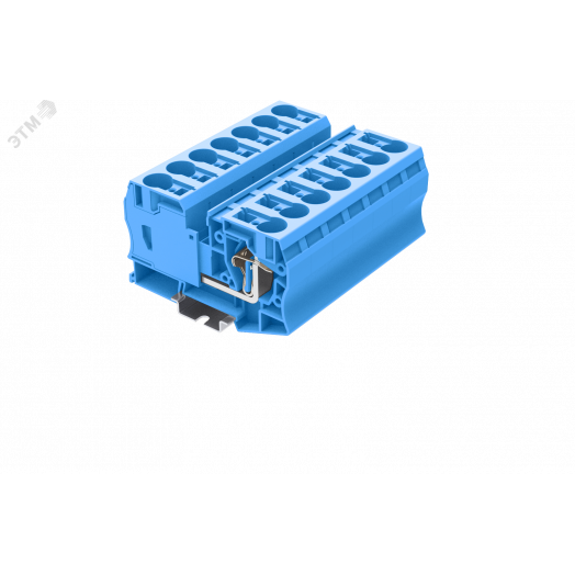 Клемма TC 1-1 пружинная, сечение 35 мм. кв., синяя