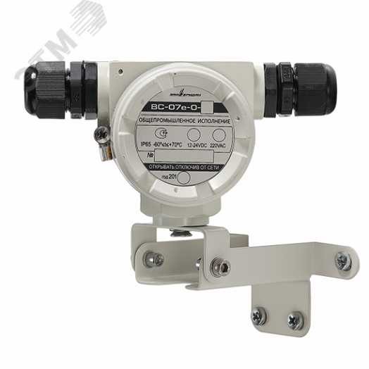 Оповещатель звуковой в общепромышленном исполнении ВС-07е-О-З-24VDC, без каб вводов