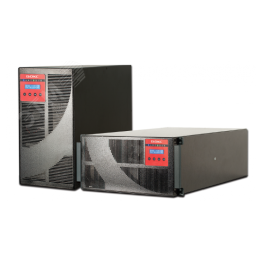 Источник бесперебойного питания Online, Solo MD, 7000 ВА / 6300 Вт, 1/1, стоечное исполнение 5U, 6 x C13 + 4 x C19 + клеммная колодка, без внутренних АКБ