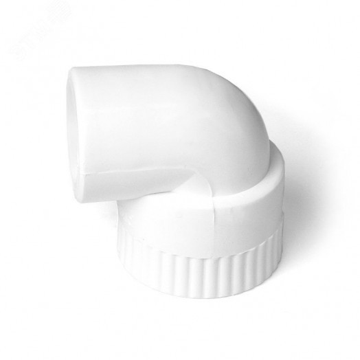 Угольник 32 х 3/4' ВР комбинированный, полипропиленовый, белый