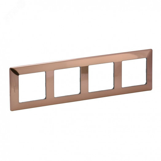 Valena LIFE Рамка 4 поста медь универсальная