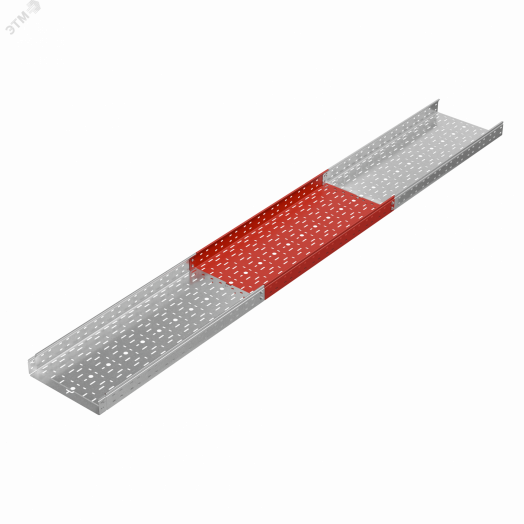 Лоток перф. 80х400х1,2 L3000 мм Быстрый монтаж ПЛЮС