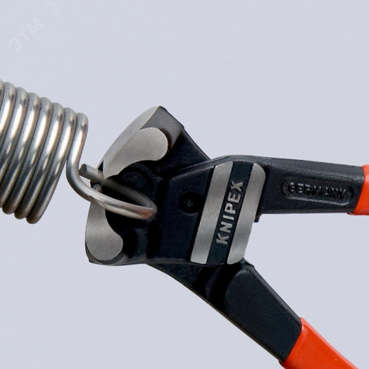 Болторез торцевый особой мощности резка - мягкая проволока 6мм проволока средней твердости 4мм твердая проволока 35мм рояльная струна (HRC 59) 3мм L=200мм 64HRC черный обливные рукоятки