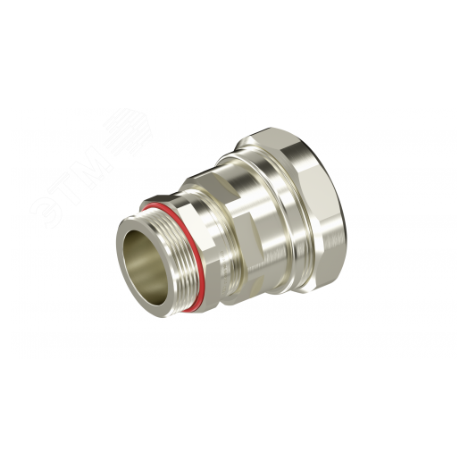 Взрывозащищенный кабельный ввод ANP под небронированный кабель в металлорукаве M20х1,5 D5,5-13мм, Dn15мм. Никелированная латунь. IP66/68