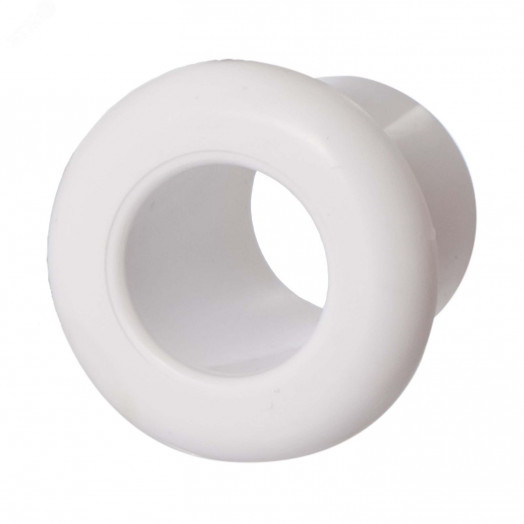 Втулка (проход через стену), пластик, цвет белый