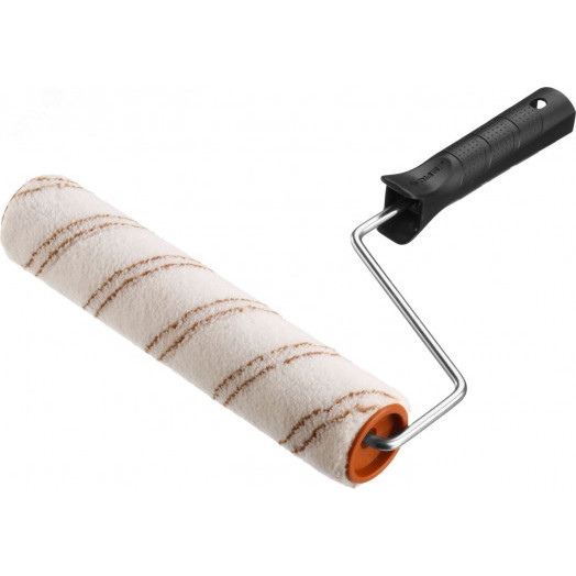 Валик малярный ''ОПТИМА-МИКРОТЕКС'', пропитки и средства защиты древесины, микрофибра, ворс 7 мм, бюгель 6 мм, 40х240мм,