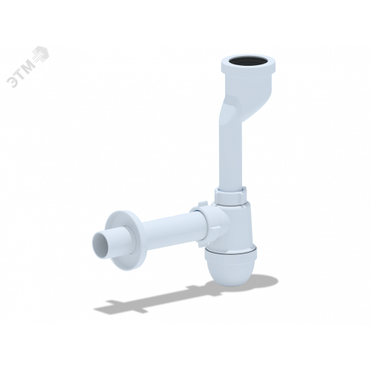 Сифон для писсуара АНИ c выходом на 40 и прямой трубой