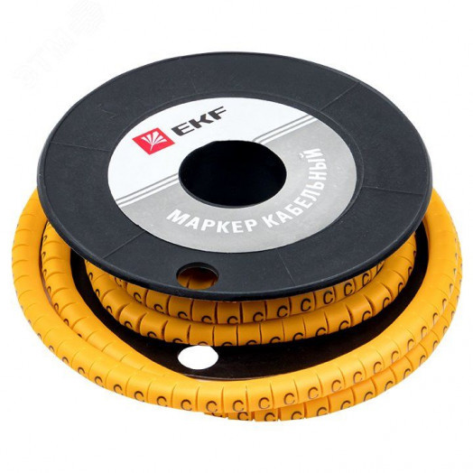 Маркер кабельный 4.0кв.мм C (500ед) (ЕС-2)