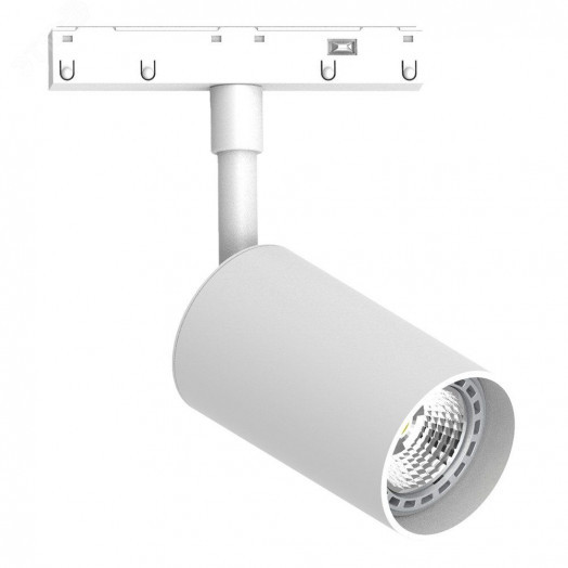 Светильник трековый магнитный на шинопровод ДПО GU10 без лампы IP40 белый