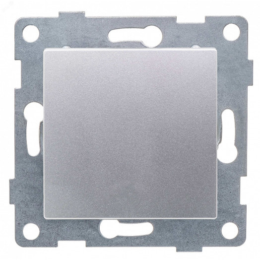 GUSI Ugra механизм выключателя 1кл. перекрестный, скрытая  установка,  10А, 250В. Цвет: серебро.