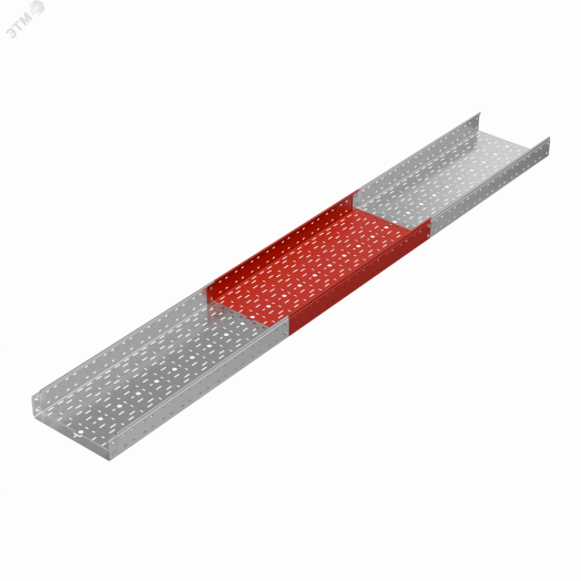 Лоток перф. 100х400х1,5 L3000 мм Быстрый монтаж ПЛЮС