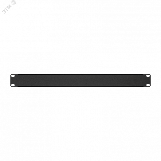 Заглушка 19д 1U черная