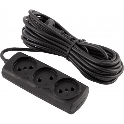 Удлинитель 'Эконом' 7м/3роз. (ШВВП 2х0,75)