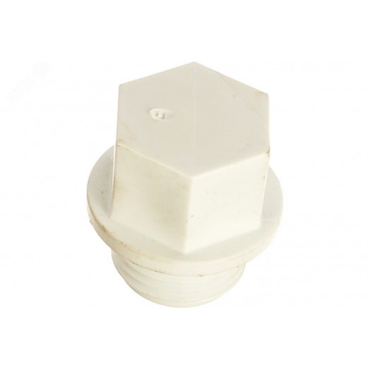 Заглушка резьбовая 25 х 3/4 полипропиленовая PPR белая