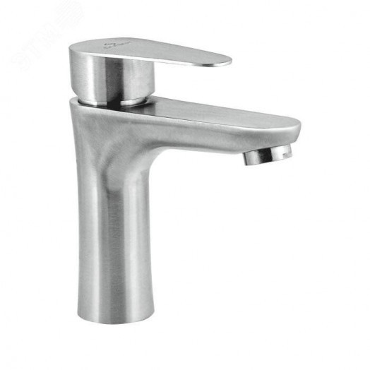 Смеситель для умывальника одноручный Сталь Ж-Серия Славен