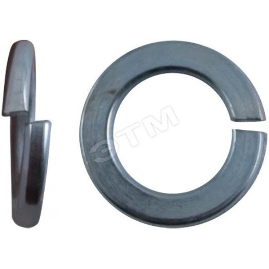 Шайба DIN127 М6 гроверная пружинная оцинкованная (250 шт)