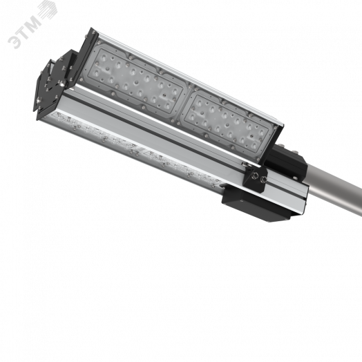 Светильник светодиодный для охранного периметра Cerberus 180 Вт консольный 4000 К IP67 сухой контакт RAL9005 черный