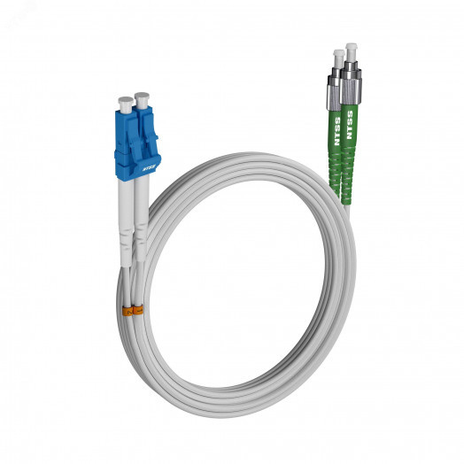 Шнур оптический dpc LC/UPC-FC/APC 9/125 G.657A1 2.0мм 15м LSZH (патч-корд)
