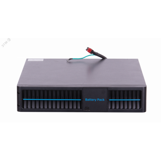 Батарейный блок для GIGALINK 2000/3000ВА (GL-UPS-OL02pf-1-1, GL-UPS-OL03pf-1-1), 2U (12акб, 9ач) глубина 640мм