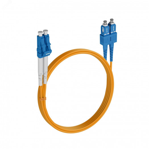Шнур оптический dpc LC/UPC-SC/UPC 9/125 2.0мм 10м LSZH