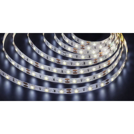 Лента светодиодная LEDx60/м 5м 4.8Вт/м 12В дневной