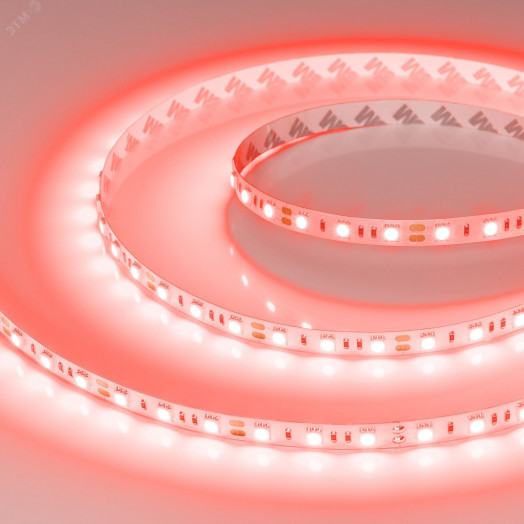 Лента RT-B60-10mm 12V Red (14.4 W/m, IP20, 5060, 5m) (, 14.4 Вт/м, IP20)