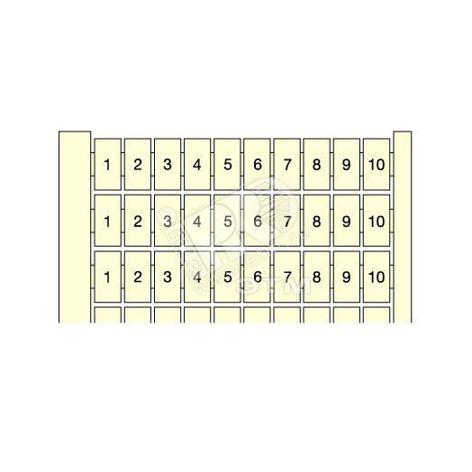 Маркировка горизонтальная RC55 10х(1...10)