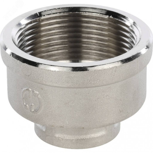 Муфта ВВ переходная никелированная 1'1/2 х 1/2'