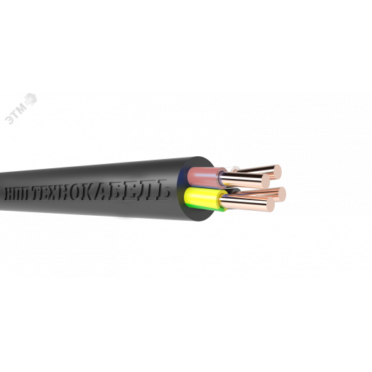 Кабель силовой ВВГнг(А)-LSLTx 4х2,5ок(PE)-1 ТРТС