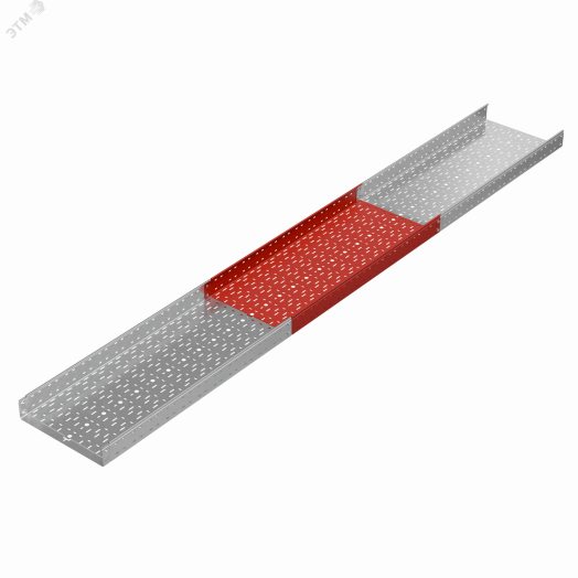 Лоток перф. 100х500х1,2 L2500 мм Быстрый монтаж ПЛЮС