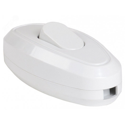 Выключатель одноклавишный разборный для бра ВБ-01Б белый