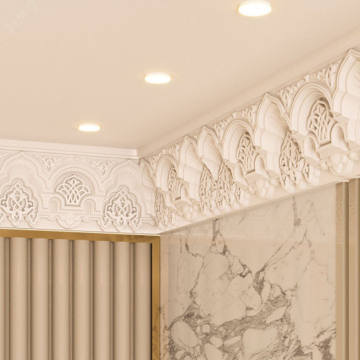 Лампа светодиодная LED 6 Вт 460 лм 3000К AC150-265В GX53 таблетка теплая  Black Gauss