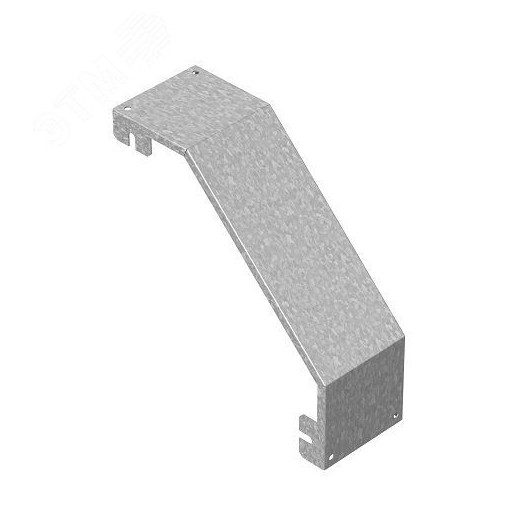 Крышка к угловому соединителю внешнему к лотку ПЛК 200х110, толщ. 1,2 мм, Сендзимир цинк