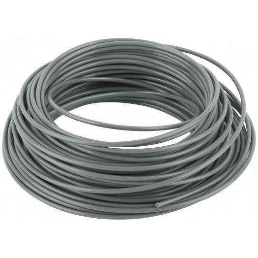 Леска для садовых триммеров армированная алюминием ''Круглая'' 2.0 мм х 15 м