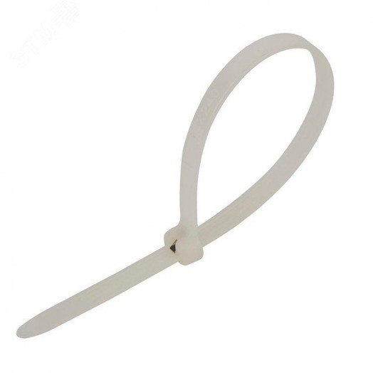 Хомут нейлоновый со стальным зубом (б), 4x150 (100шт) PROxima