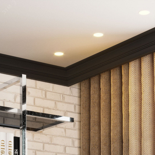 Лампа светодиодная LED 5 Вт 500 лм 3000К DC12В GU5.3 софит MR16 теплая Низковольтная Black Gauss