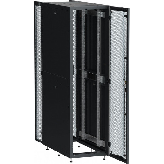 Шкаф серверный ITK LINEA S 19'' 42U 600х1200мм перфорированная дверь черный