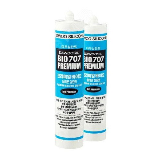 Герметик санитарный силиконовый герметик BIO 707 для защиты от плесени и грибка прозрачный